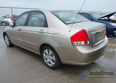 2009 Kia Spectra Ex из США, поврежденный, VIN KNAFE221495586616